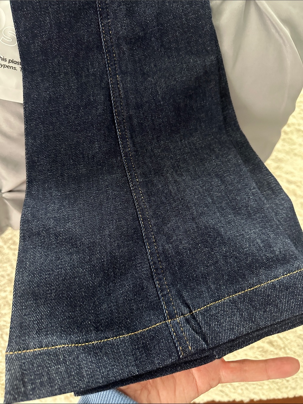 SPANXshape™ Original EveryWear Flare Jeans | Raw Indigo XS TP Petite - Picture 6 of 7